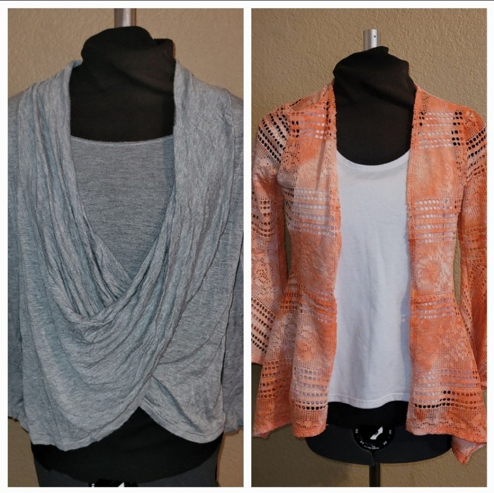 2 Girls Tops Size 10/12